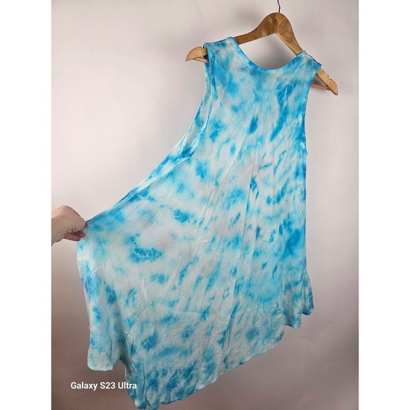 Pineapple, Free Sz, tropical Floral NWOT sundress or beach cover - Picture 3 of 10